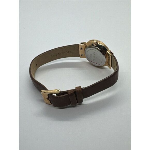 Skagen Ancher SKW2260 Women\'s Brown Leather Analog Dial Quartz Watch JNA995 main image 8
